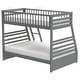 preview thumbnail 5 of 8, Twin over Full Solid Wood Bunk Bed with Ladder