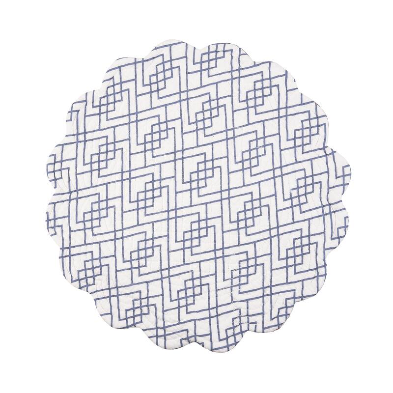 Claiborne Round Placemat Set of 6 - Set of 6