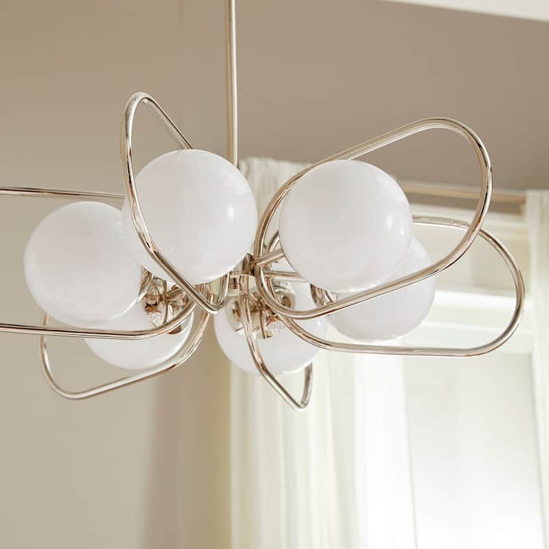 Quorum International 6137-6 Belmont 6 Light 30" Wide Chandelier
