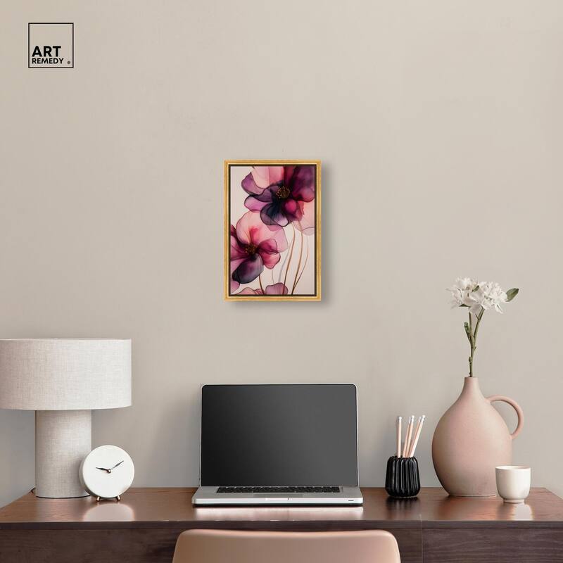 Velvet Verse III Canvas by Art Remedy