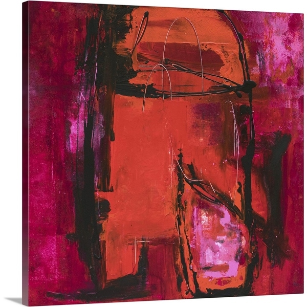 "Raspberry Beret" Canvas Wall Art