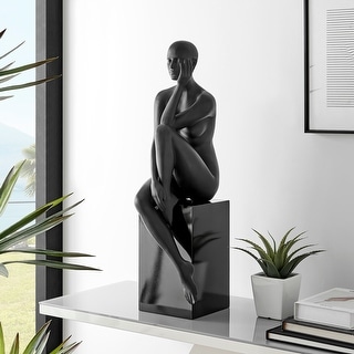 Lady Antoinette Resin Sculpture with Base - N/A