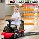 preview thumbnail 8 of 31, 6V Electric Kids Ride On Car Toy Train with 16 Pieces Tracks - 20.3" x 8.5" x 13.6"(L x W x H)