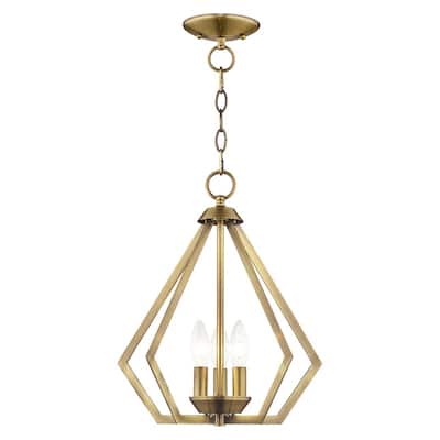 Livex Lighting 3-light Pendant 40923-01 - 14" DIA X 14" H/ 14" DIA X 16" H