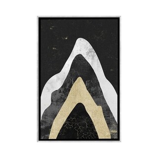 iCanvas "Abstract Gold Mountain Art" by Nature Magick Framed - Bed Bath ...