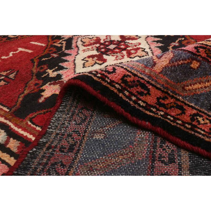 ECARPETGALLERY Hand-knotted Anadol Red Wool Rug - 3'7 x 9'2