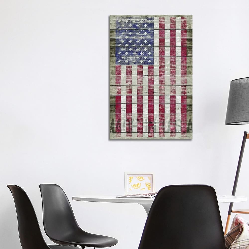 iCanvas "American Flag II" by Diego Tirigall Canvas Print