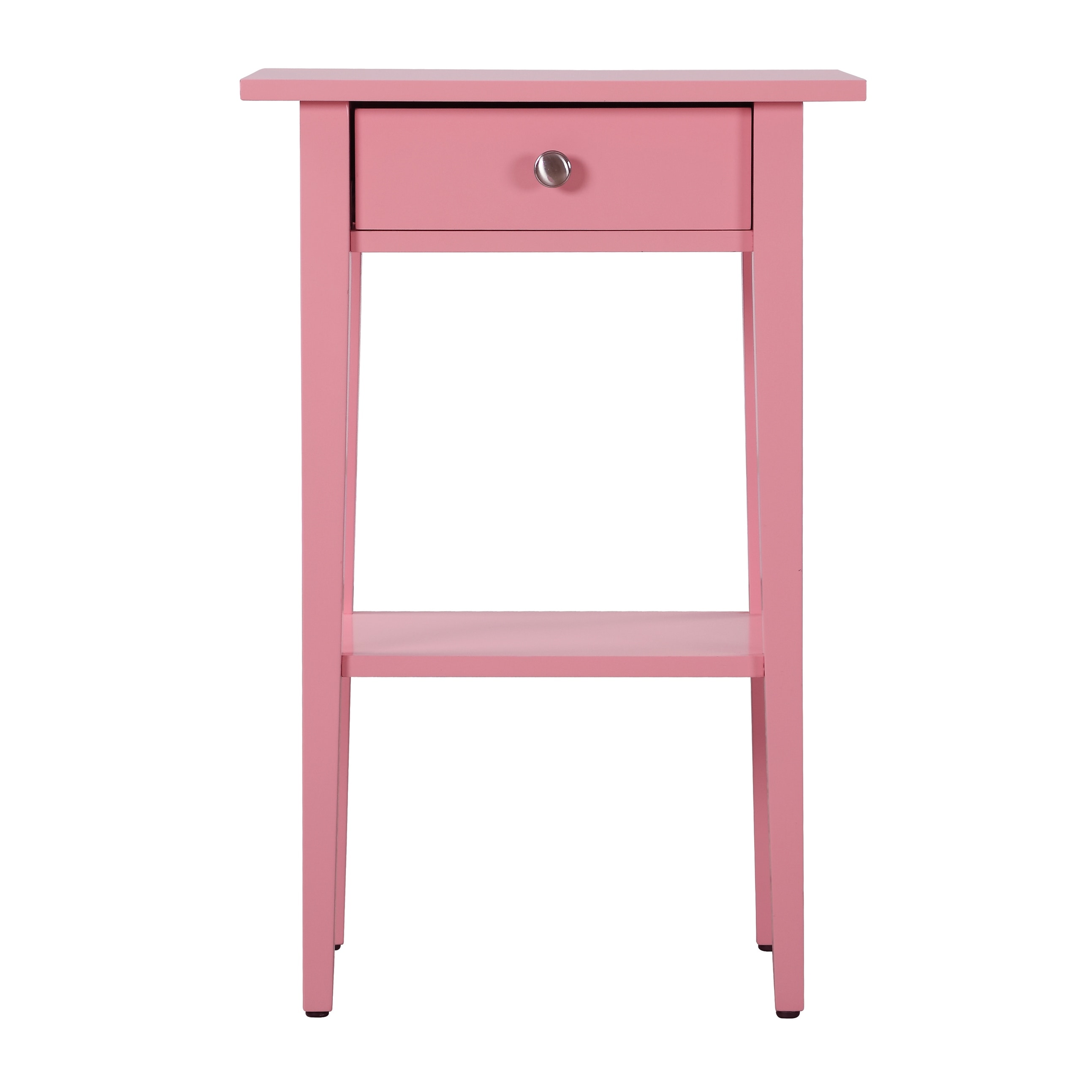 LYKE Home Open Shelf Pink Nightstand Bed Bath Beyond 27509596