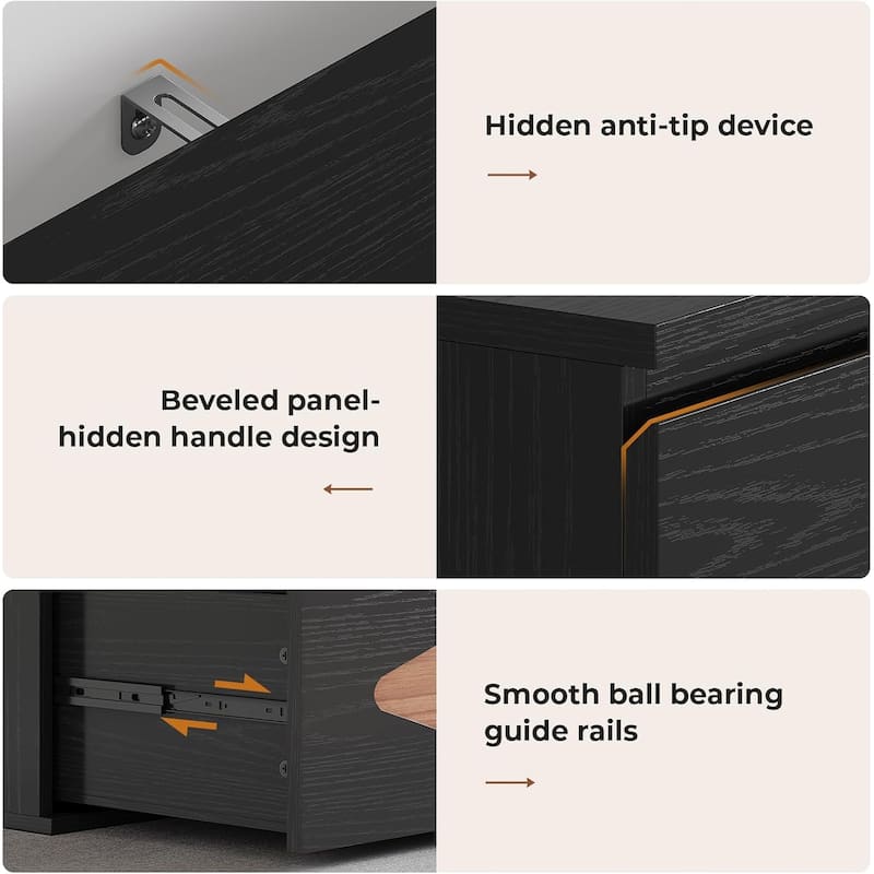 Dresser for Bedroom Chest of Deep Drawers Storage Dressers Organizer