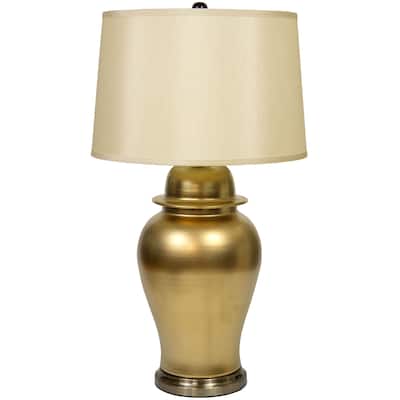 28.5" Golden Temple Jar Lamp - 15"W x 17"D x 28.5"H
