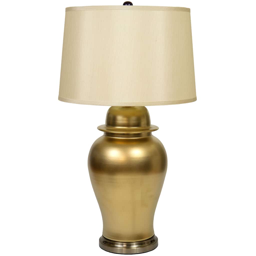 28.5" Golden Temple Jar Lamp - 15"W x 17"D x 28.5"H