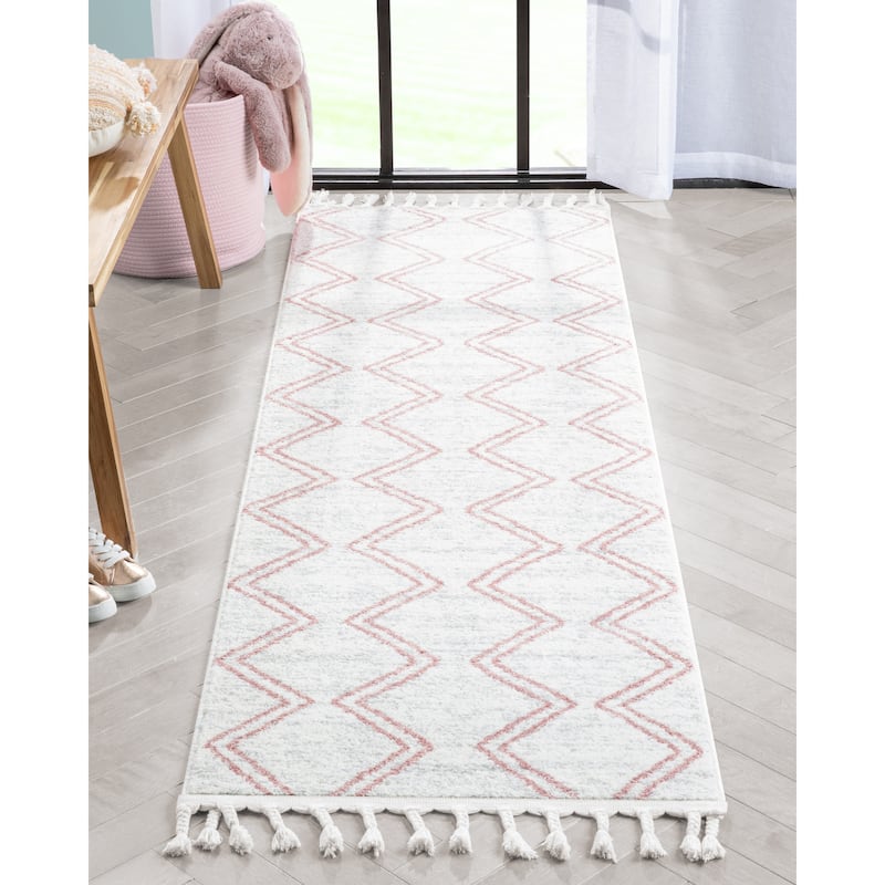 Well Woven Kennedy Reeve Modern Chevron Pattern Area Rug