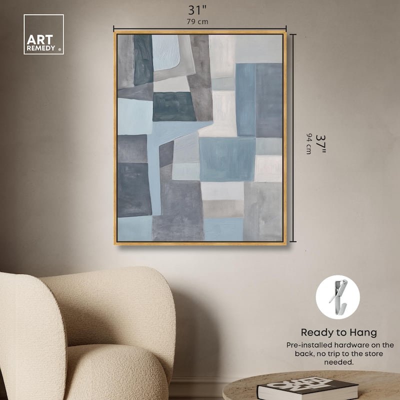 Tessellated Tones I Canvas by Art Remedy