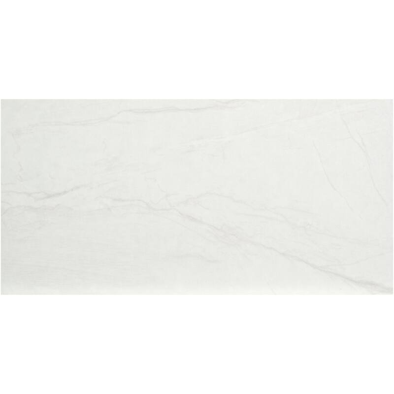 Ackland AKNPTMAR12X24P-PL Marnix - 12" x 24" Porcelain Solid Floor and - Alabaster