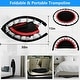 preview thumbnail 5 of 5, 40 Inch Mini Exercise Trampoline Foldable with Adjustable Handle Max Load 440lbs for Adults or Kids