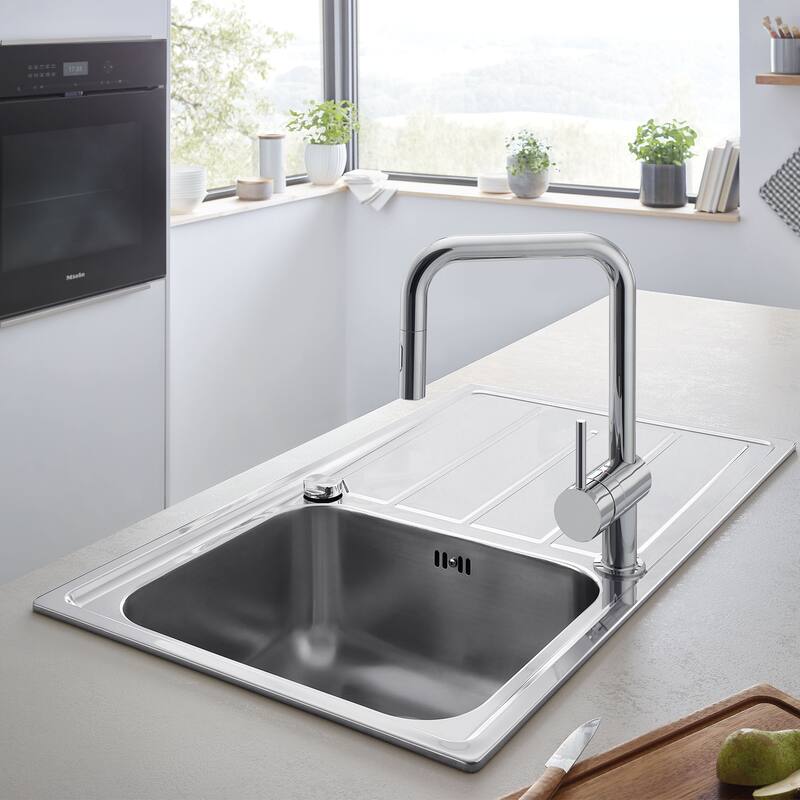 Grohe Minta 1.75 GPM Single Hole Pull Down Kitchen Faucet