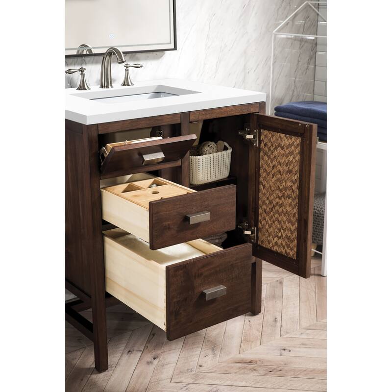 James Martin Vanities E444-V30-3WZ Addison 30" Free Standing Single