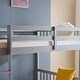 preview thumbnail 16 of 31, Full Size Bunk Bed With Trundle Bed, With Ladder And Safety Rails Pinewood Bunk Bed