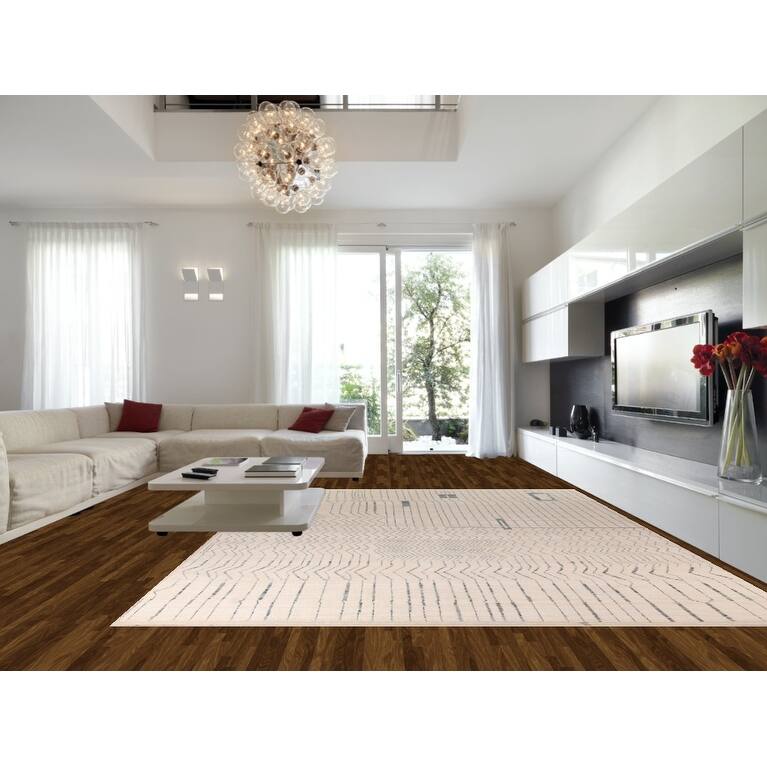 Earth Tone Moroccan Large Area Rug Hand-Knotted Oriental Wool Carpet - 11'9" x 15'3"