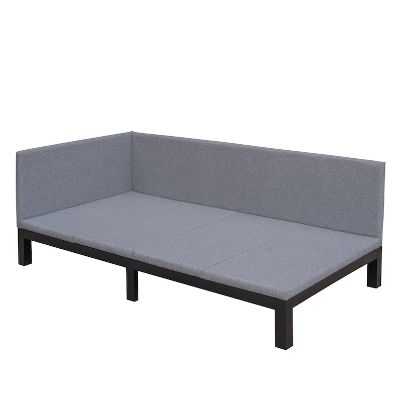 Merax Upholstered Daybed/Sofa Bed Frame Twin/Full Size Linen