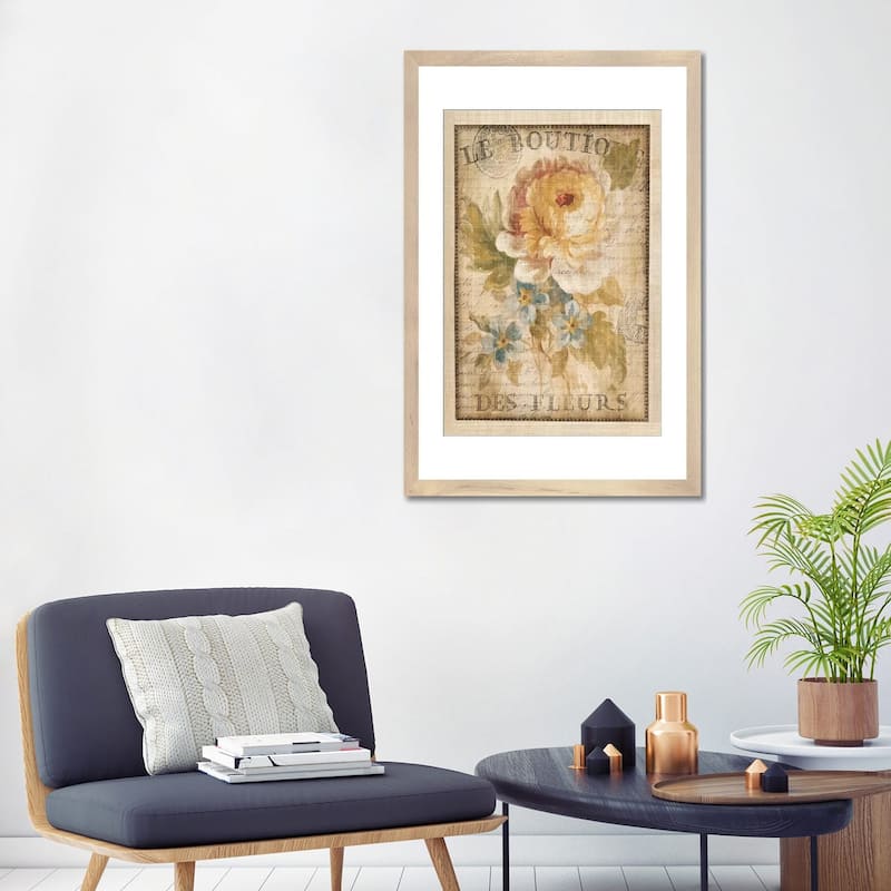 iCanvas "Parisian Flowers I" by Danhui Nai