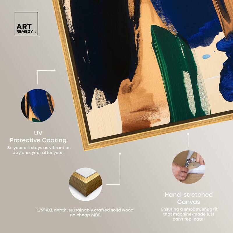 Ochre Odyssey Canvas by Art Remedy