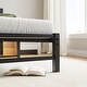 preview thumbnail 83 of 83, LED Platform Bed with Headboard&USB Charging Station