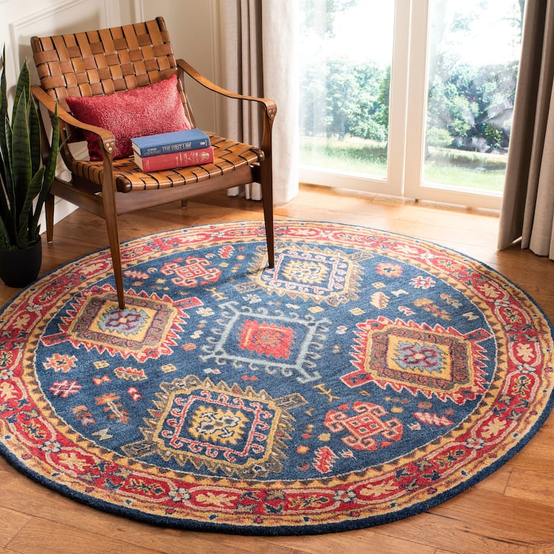 SAFAVIEH Handmade Heritage Charleston Traditional Oriental Wool Rug