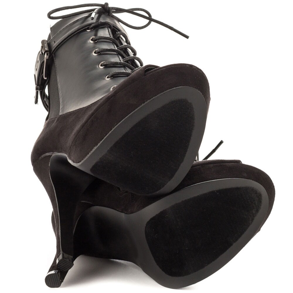 justfab peep toe booties