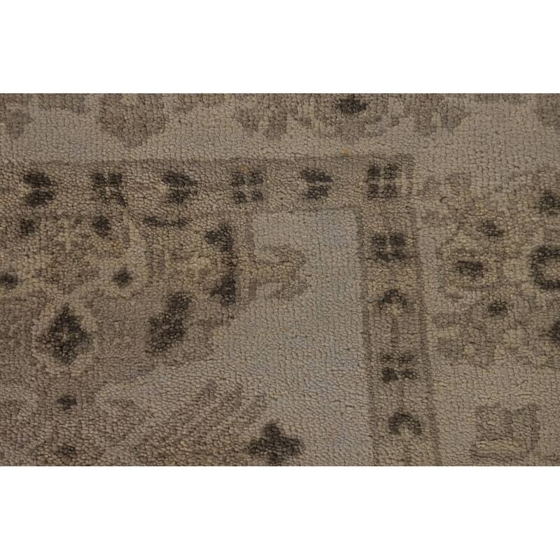 Oushak Oriental Area Rug Hand-Knotted Wool Carpet - 6'2" x 8'7"