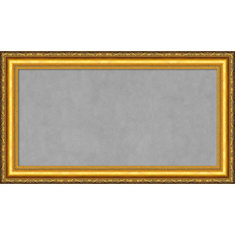 Amanti Art Colonial Embossed Gold Framed Magnetic Board