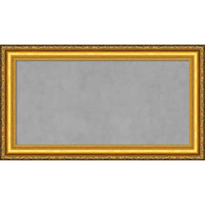 Amanti Art Colonial Embossed Gold Framed Magnetic Board
