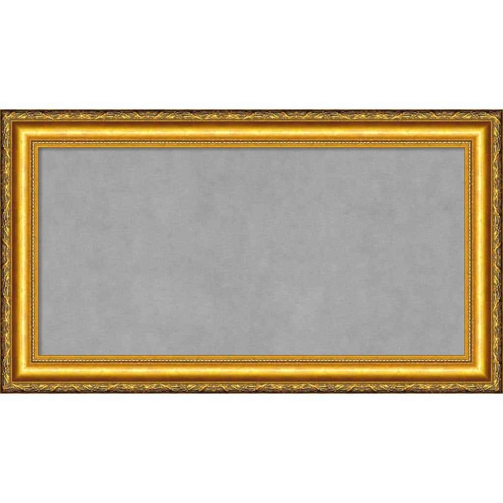 Amanti Art Colonial Embossed Gold Framed Magnetic Board