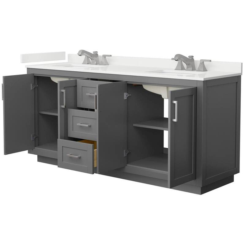 Wyndham Collection WCF292972D-QTZ-US3MXX Miranda 72" Free Standing