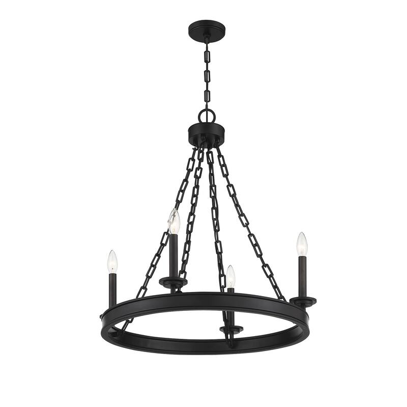 Savoy House Seville 4 Light 25" Wide Taper Candle Chandelier