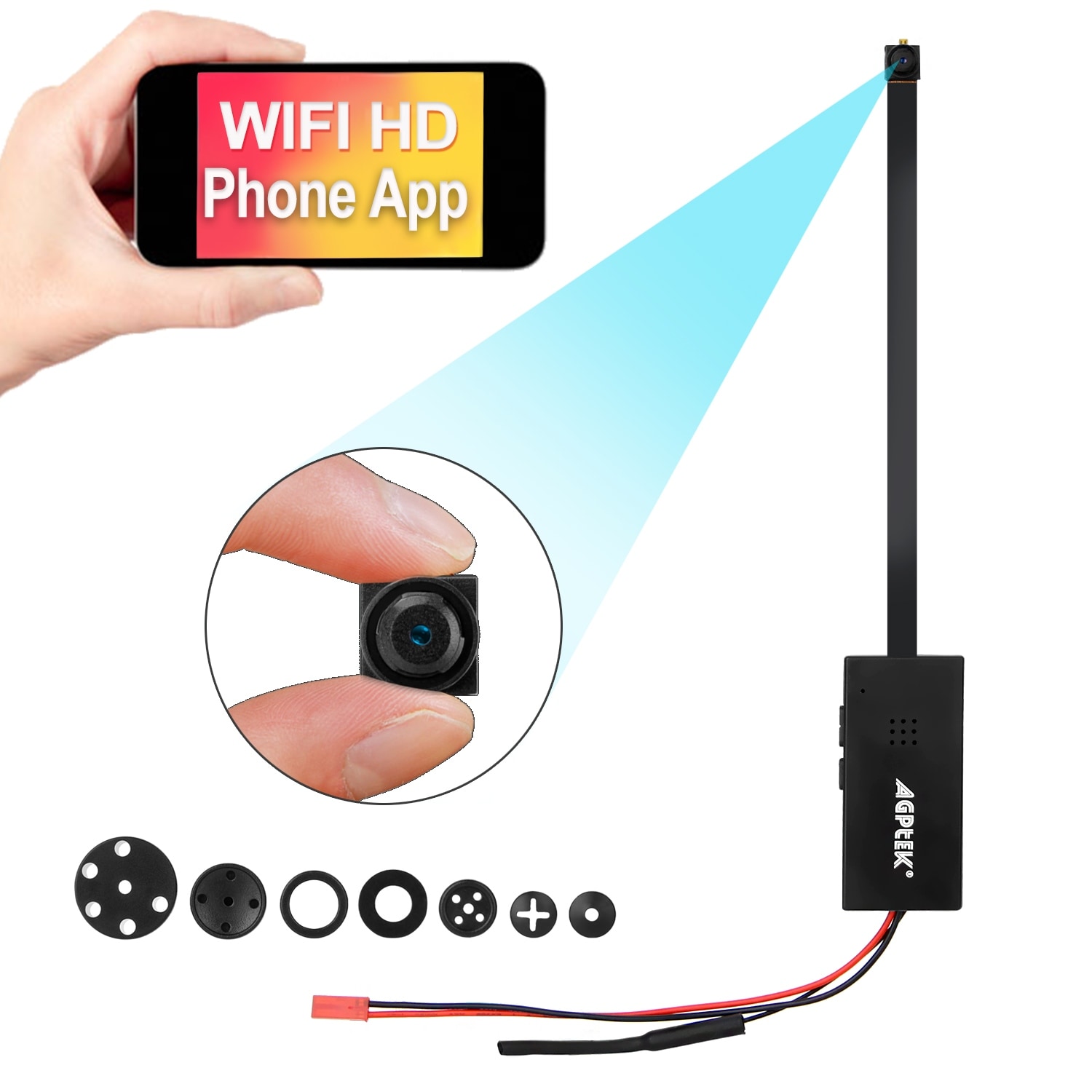 Shop Agptek Wifi Mini Hidden Spy Camera Wireless Hd 1080p Digital