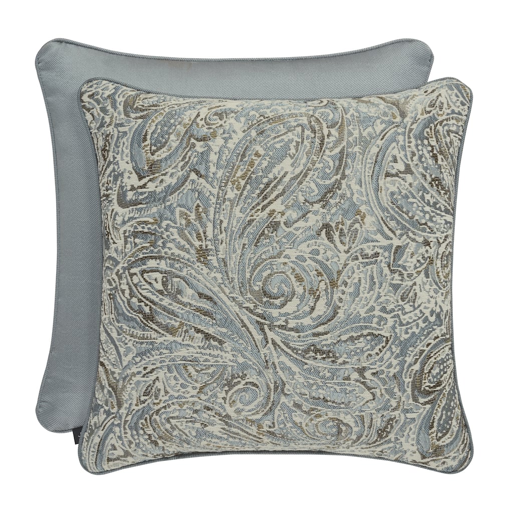 Five Queens Court Garrison 20" Square Decorative Throw Pillow