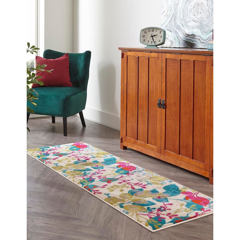 Contemporary Chorisia Collection Area Rug