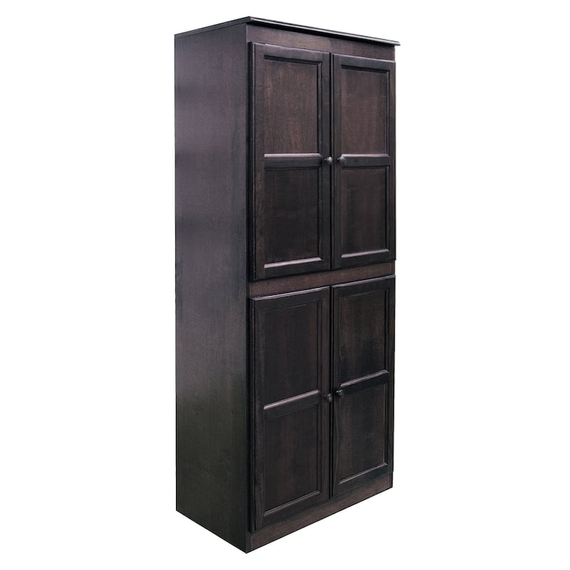 Concepts in Wood Storage Cabinet, 72 inch with 5 Shelves