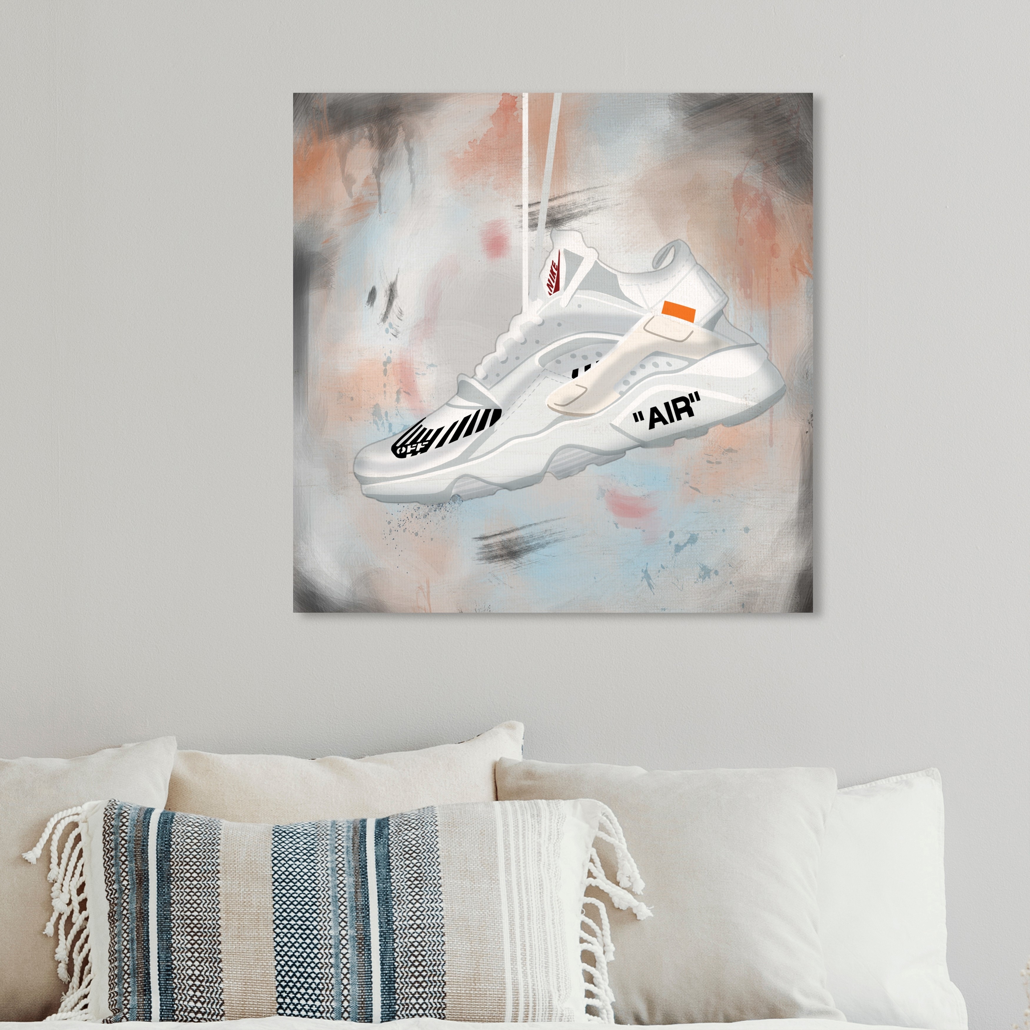 Hatcher and Ethan Prints 'Contemporary Neutral Sneaker Paint' Fashion and  Glam Gray Wall Art Canvas Print - Bed Bath & Beyond - 32593493