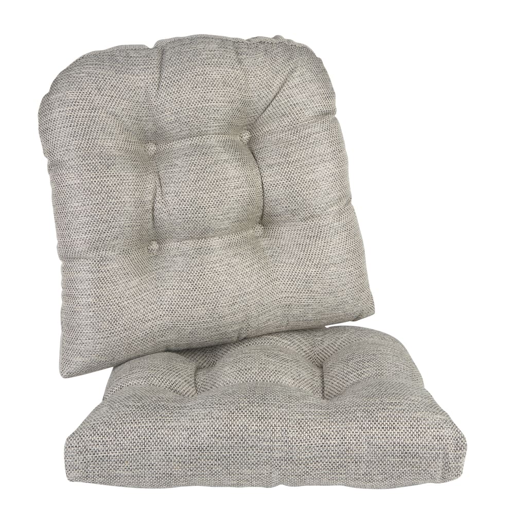 Klear Vu Tyson Gripper Universal Non-Slip Overstuffed Dining Chair Cushion