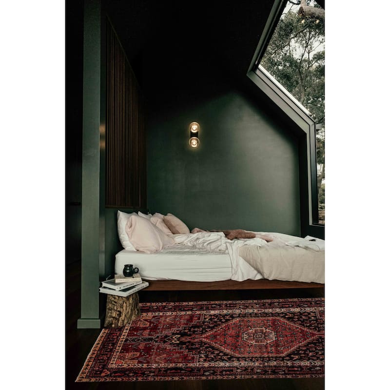 ECARPETGALLERY Hand-knotted Anadol Vintage Red Wool Rug - 4'8 x 9'8