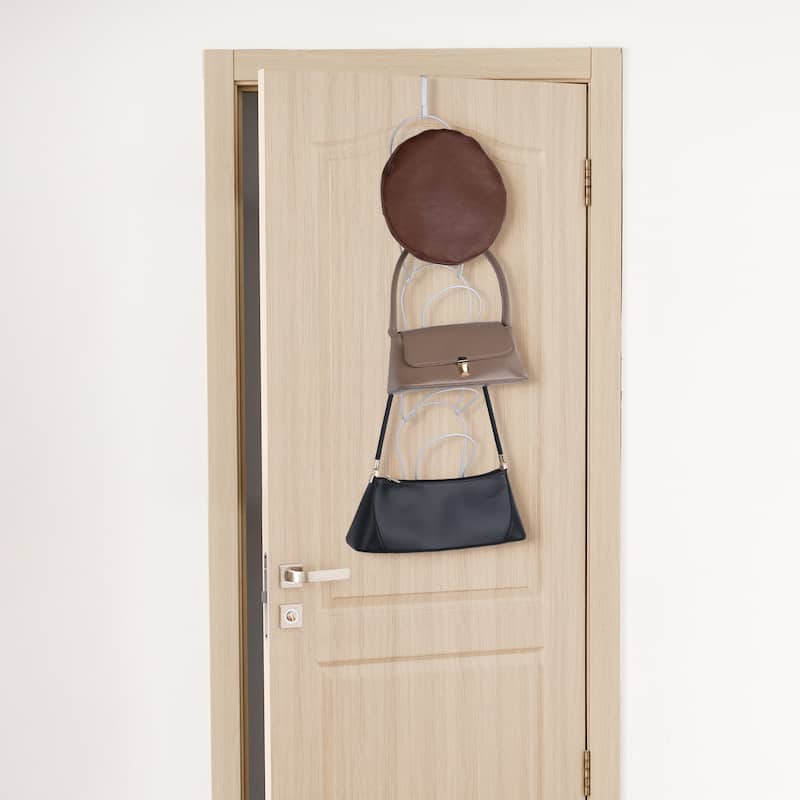 Hat Rack, 5 Pack Baseball Cap Display Storage Rack Holder Over Door Wall Mounted Hanging Hat Organizer, 6.5*5.5Inch
