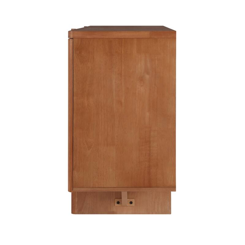 Christopher Knight Home - Noah 55" Wide Storage Sideboard with Adjustable Shelves and Sleek Modern Design