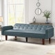 preview thumbnail 15 of 31, Sofa Bed, Futon Couch Bed, Faux Leather Love Seats Sofa, Loveseat Sleeper Bed For Living Room, Guest
