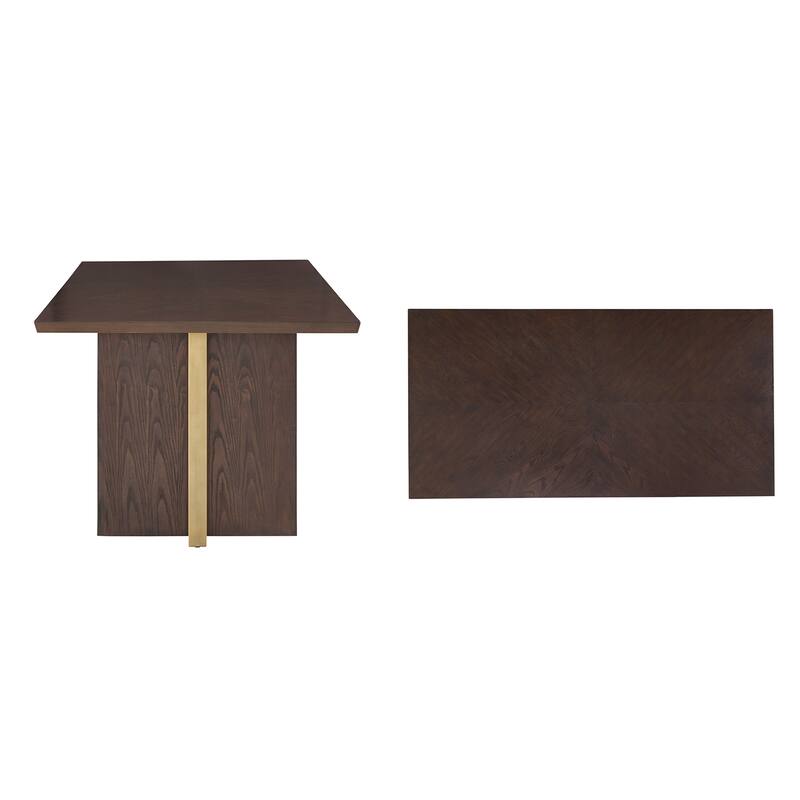 Noricum Espresso 78-inch Rectangular Dining Table - 78" Rectangular Dining Table