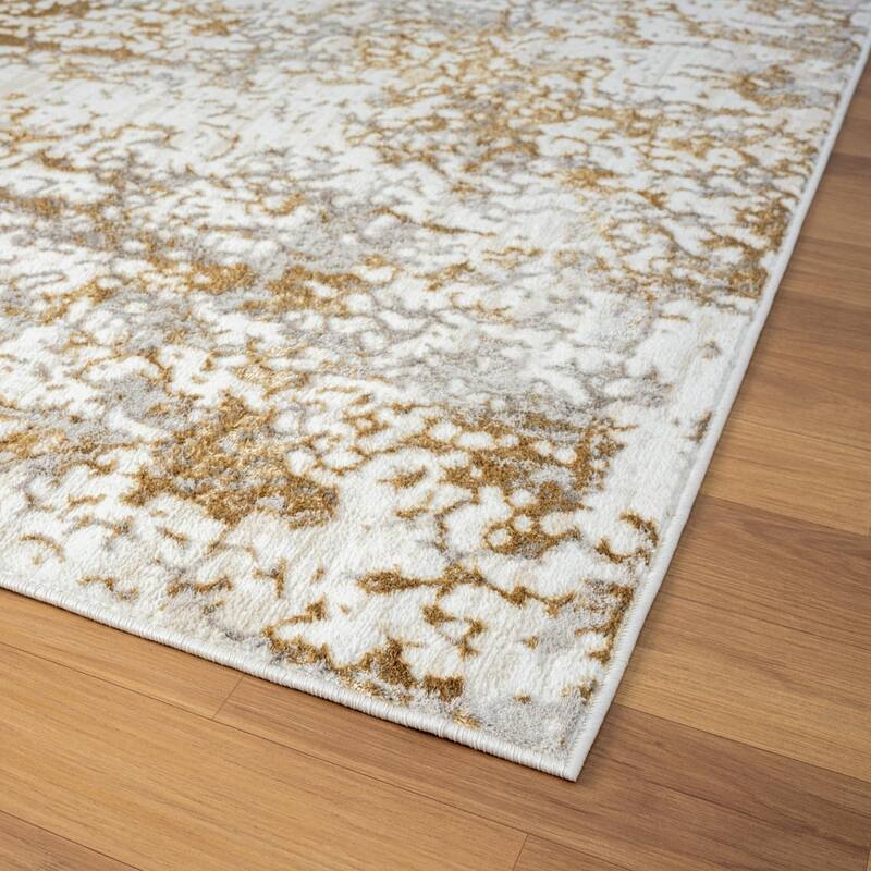 Luxe Weavers Modern Abstract Textured Area Rug, Living Room Carpet