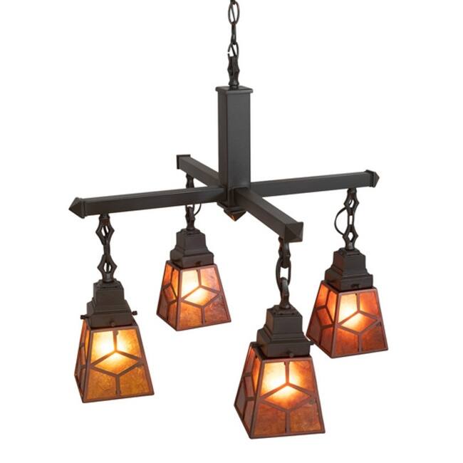 Meyda Tiffany 28277 Bungalow 4 Light 24" Wide Chandelier