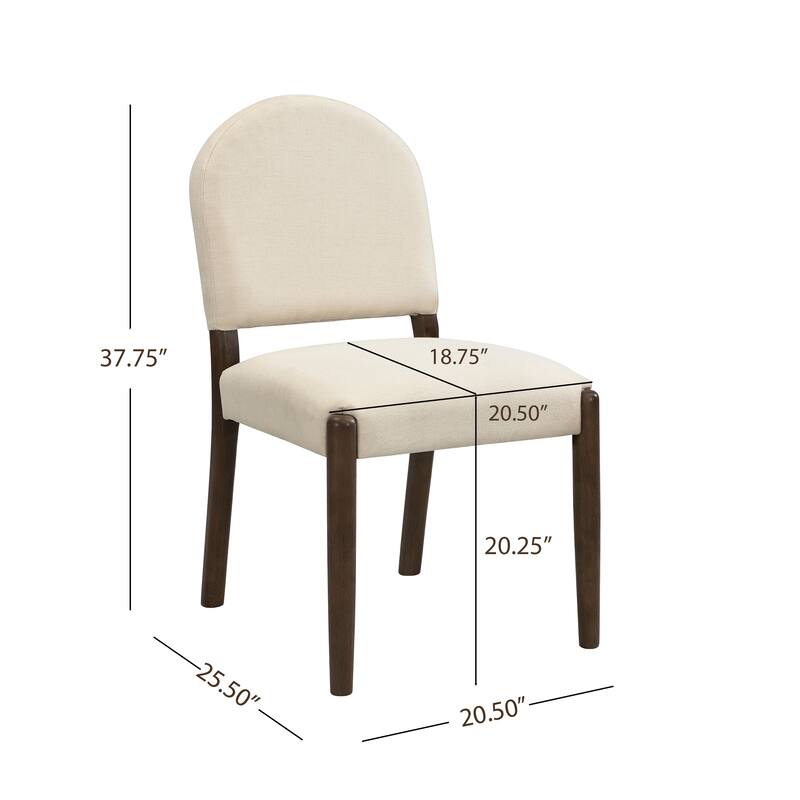 Christopher Knight Home - Wooden 5 Piece Dining Set with Upholstered Chairs