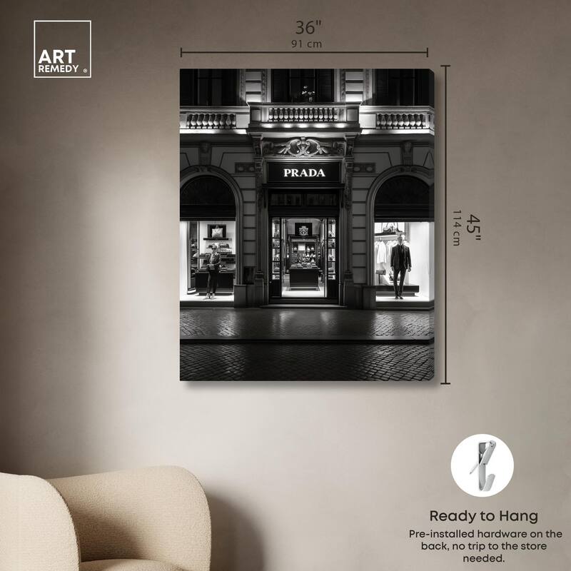 Fashion Presence Canvas by Art Remedy, Gallery Wrapped